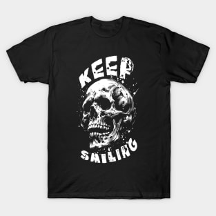 Keep Smiling Skull T-Shirt